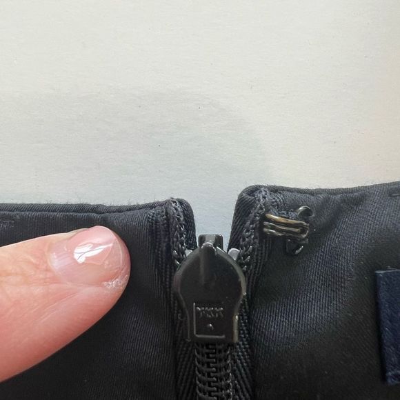 Ann Taylor Women's Black Tan Colorblock Square Neck Tank Bodycon Dress Size 8 - Picture 6 of 14